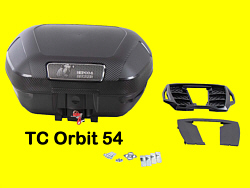 zum Vergrern klicken      Hepco-Topcase Orbit  54  CX500C und CX500 Tourer